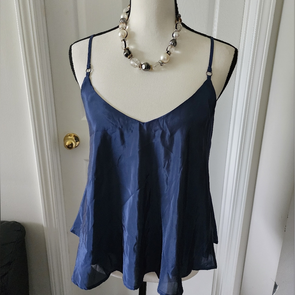 Current Air dressy tank top size medium, blue NWT